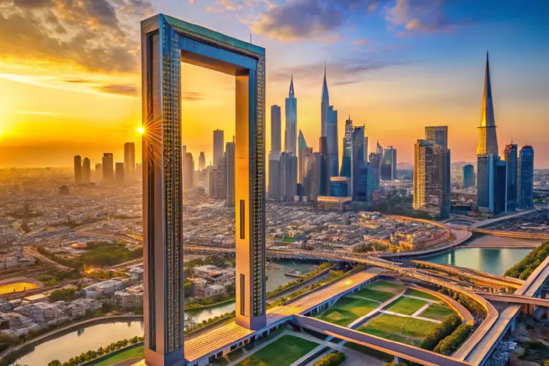 Visual summary of real estate trends in Dubai.