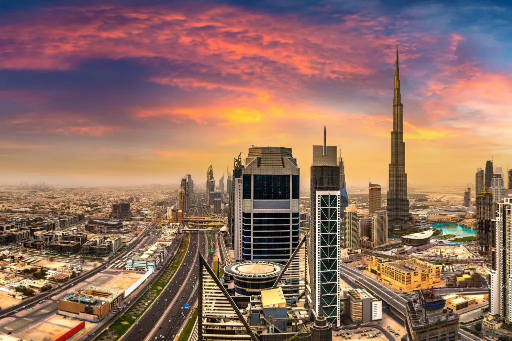 Burj Khalifa light show makeover showcasing GCC cultural developments.
