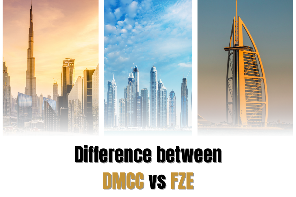 What is the difference between DMCC and FZE